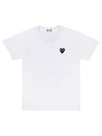 Play Small Black Waffen Short Sleeve T-Shirt P1 AZ T064 2 White - COMME DES GARCONS - BALAAN 1