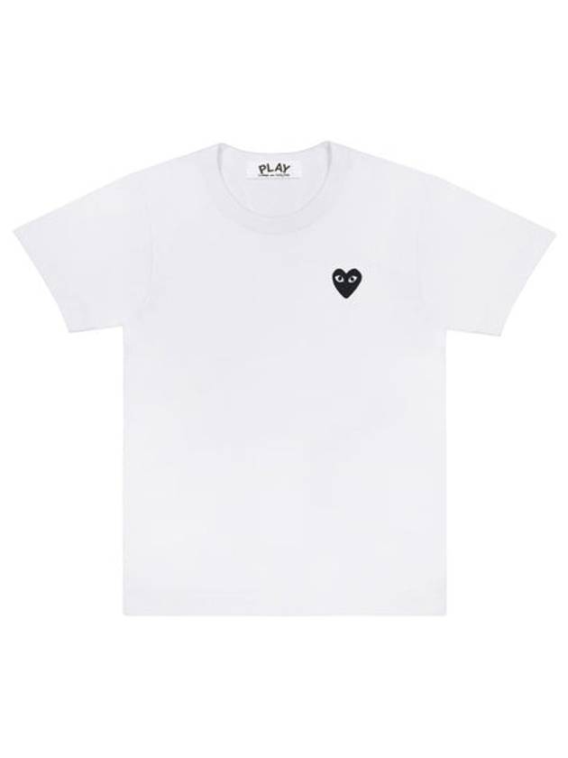 Play Small Black Waffen Short Sleeve T-Shirt P1 AZ T064 2 White - COMME DES GARCONS - BALAAN