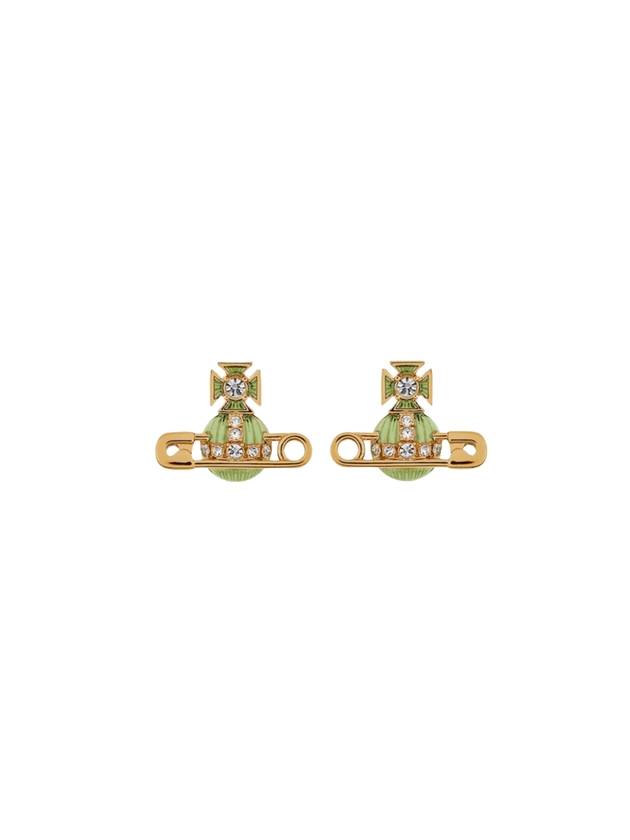 Kitty Earrings Green - VIVIENNE WESTWOOD - BALAAN 1