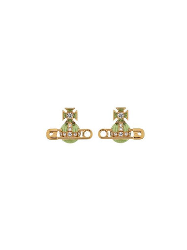 Kitty Earrings Green - VIVIENNE WESTWOOD - BALAAN 1