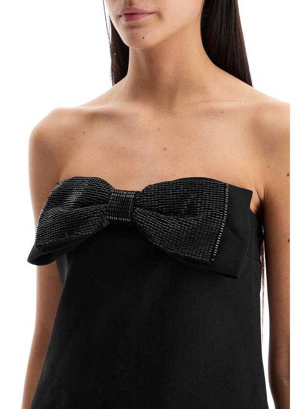 "strapless top with bow - SELF PORTRAIT - BALAAN 4