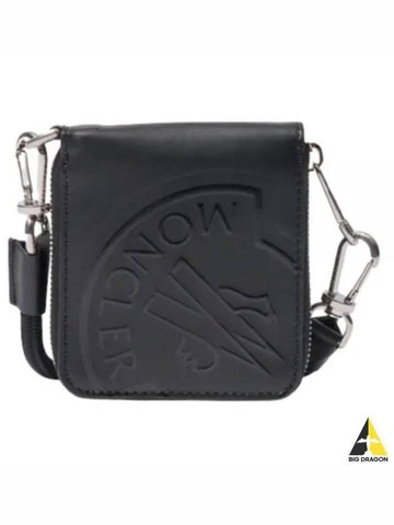 6C701 Strap Half Wallet Black G2 09B 6C70100 02SZJ 999 - MONCLER - BALAAN 1