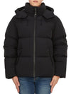 KENT STR2 BLACK Men s Hooded Padded Jacket Regular Fit - MACKAGE - BALAAN 4