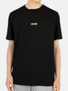 Men's Stamp Micro Logo Printing Short Sleeve Black - AUTRY - BALAAN 2