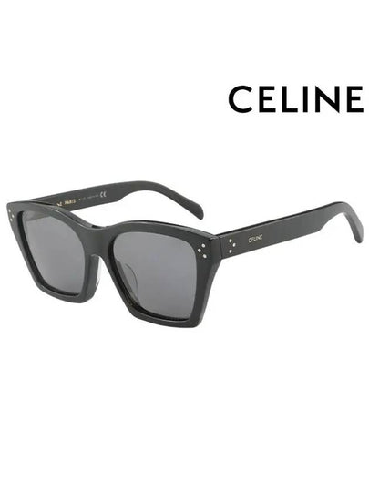 Eyewear Logo Square Sunglasses Black - CELINE - BALAAN 2