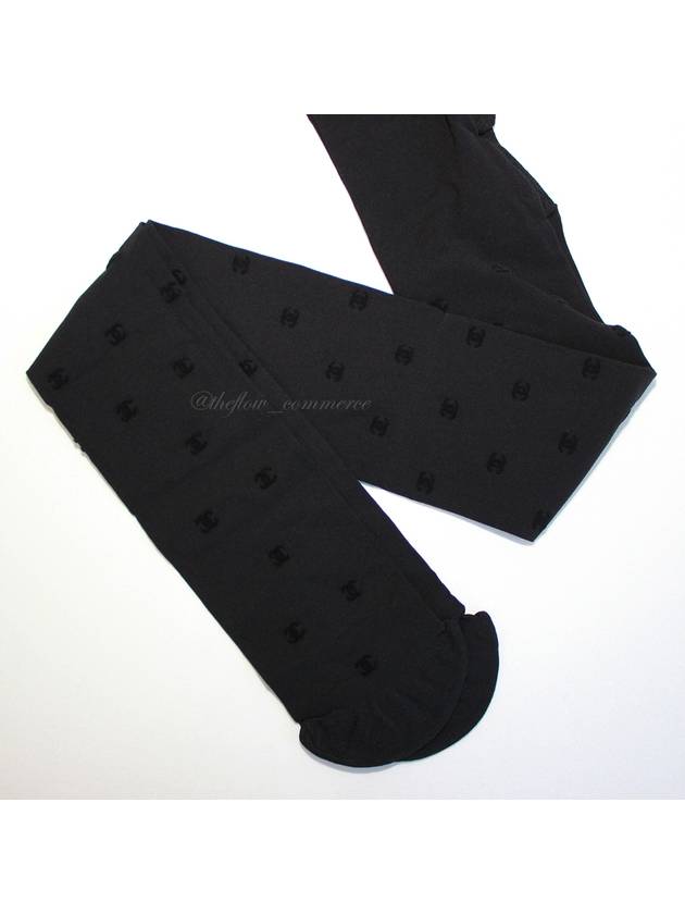 CC Logo Sheer Stocking Black - CHANEL - BALAAN 5