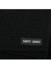 Canoe Logo Wool Muffler Black - SAINT JAMES - BALAAN 3