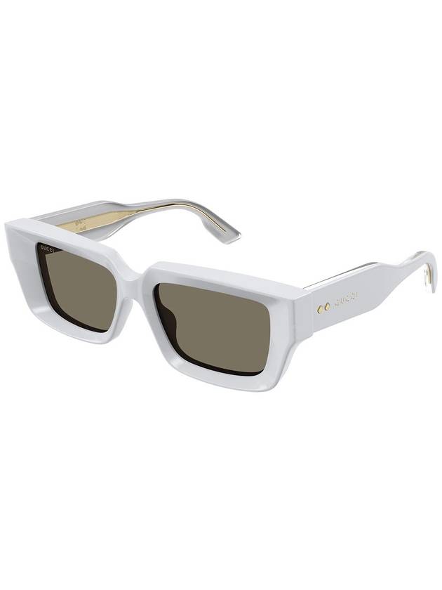 sunglasses GG1529S 004 GRAY GRAY BROWN - GUCCI - BALAAN 3