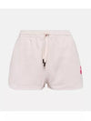 Mifa Logo Print Cotton Shorts Light Pink - ISABEL MARANT - BALAAN 2