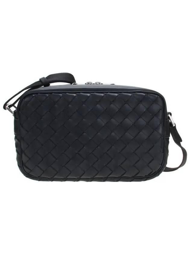 Classic Intrecciato Small Camera Cross Bag Black - BOTTEGA VENETA - BALAAN 1