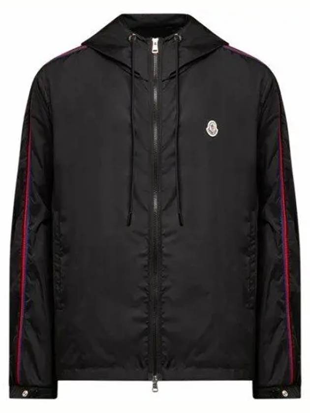 Men's Hattab Hooded Jacket Black - MONCLER - BALAAN 2