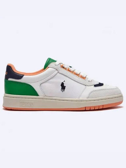 CRT SPT Low Top Sneakers White Green - POLO RALPH LAUREN - BALAAN 2