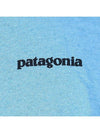 P 6 Logo Responsibili Short Sleeve T-Shirt Light Blue - PATAGONIA - BALAAN 7