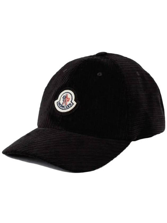 23SS Logo Corduroy Baseball Cap 3B000 16 596E3 999 - MONCLER - BALAAN 1