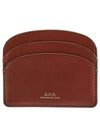 Demi Lune Card Wallet Brown - A.P.C. - BALAAN 2