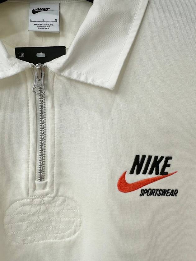 NSW Trend Rugby Long Sleeve Polo Shirt Sail - NIKE - BALAAN 5