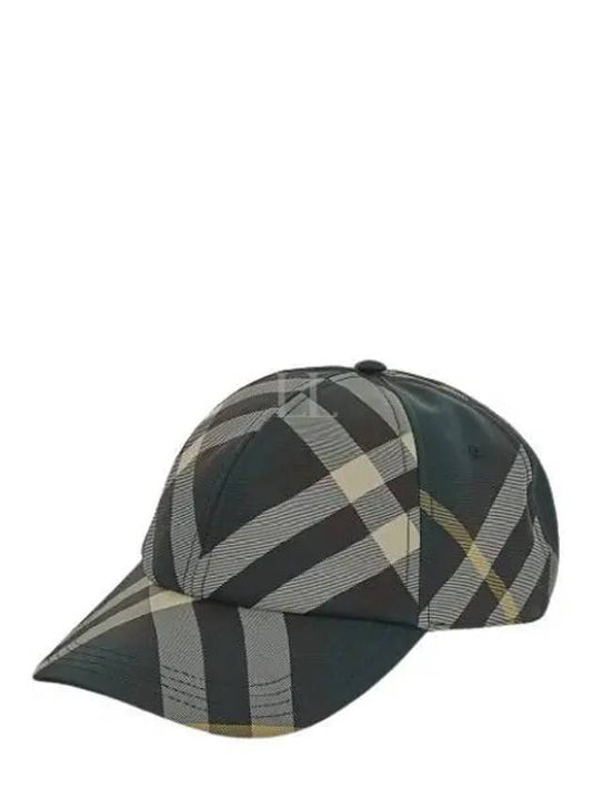 Check pattern ball cap green - BURBERRY - BALAAN 2