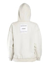 Inside Out Patch Logo Hoodie White - VETEMENTS - BALAAN 2