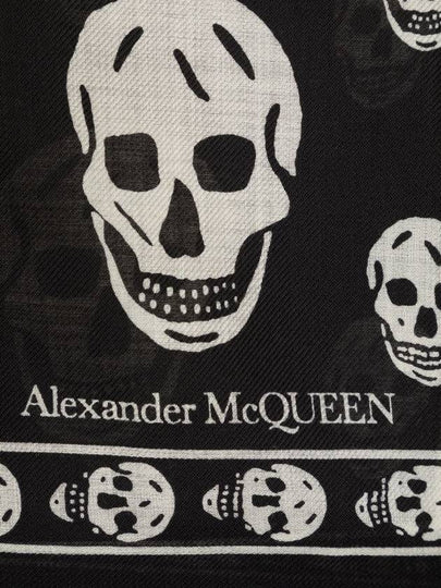 Alexander McQueen Scarfs Black - ALEXANDER MCQUEEN - BALAAN 2