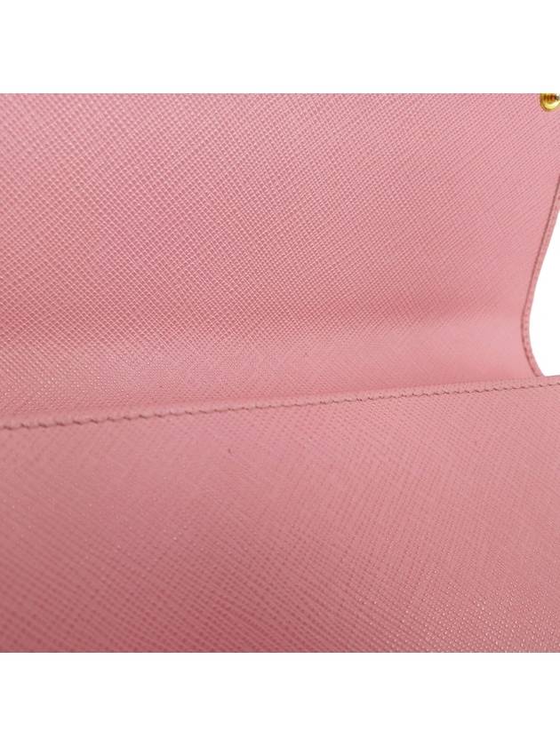 Women s 1MH311 Pink Saffiano Leather Clutch - PRADA - BALAAN 8