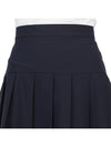 Women's Malika Golf Pleated Skirt Navy - J.LINDEBERG - BALAAN 7