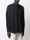 Men's Burrowed Bidi Overfit Long Sleeve Shirt Black - OUR LEGACY - BALAAN 4