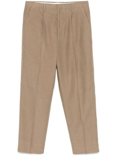 Zegna Cotton And Cashmere Pants Clothing - ERMENEGILDO ZEGNA - BALAAN 1