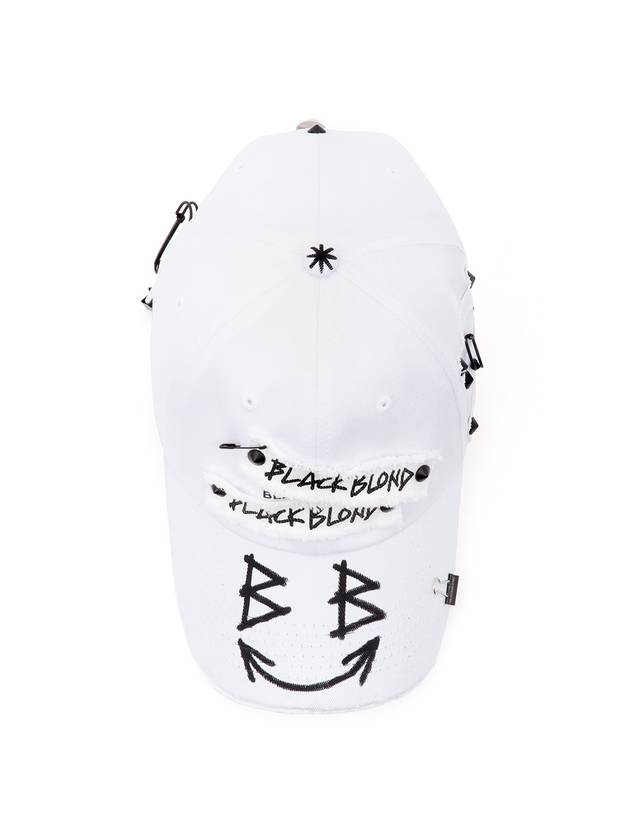 BBD Big Smile Patch Logo Cap White - BLACKBLOND - BALAAN 2