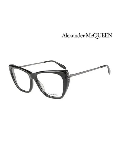 Eyewear Cat Eye Plastic Eyeglasses Black - ALEXANDER MCQUEEN - BALAAN 1