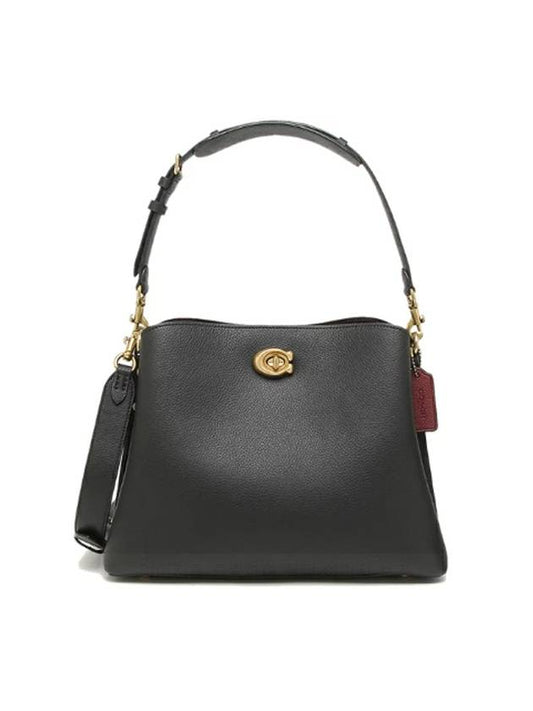 Willow Shoulder Bag Black - COACH - BALAAN 1