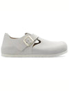 London BS Suede Loafers Cream - BIRKENSTOCK - BALAAN 2