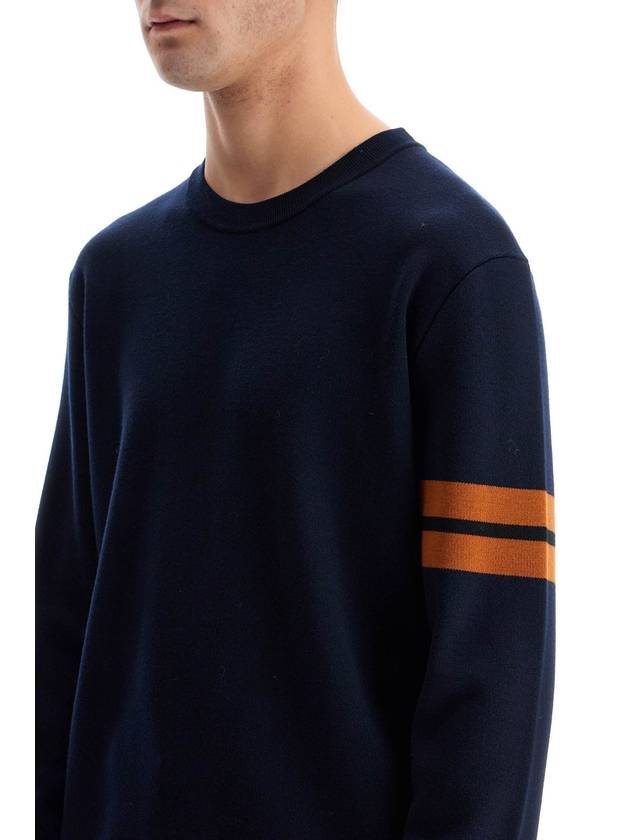 wool pullover with intars - ERMENEGILDO ZEGNA - BALAAN 4