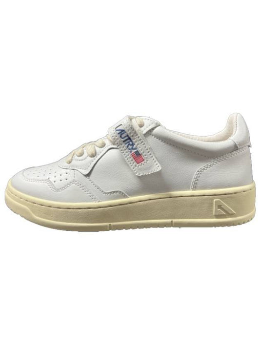 Women's Leather Low Top Sneakers White - AUTRY - BALAAN 1