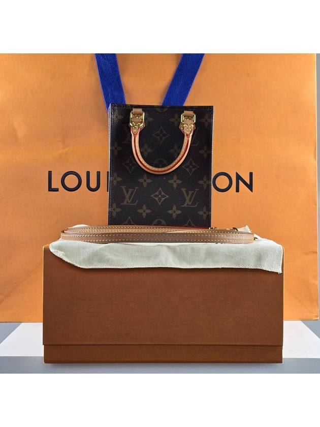 Monogram Petite Sockpla Mini Tote Bag Cross M81295 - LOUIS VUITTON - BALAAN 1