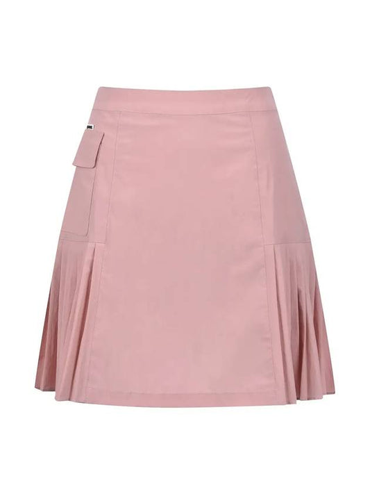 1st Side pleated miniskirt MW3MS245PIK - P_LABEL - BALAAN 2