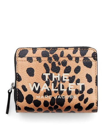 Marc Jacobs The Cheetah Leather Mini Compact Wallet - MARC JACOBS - BALAAN 1