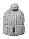 WC0522 032 Polo Bear Rib Pom Pom Beanie - POLO RALPH LAUREN - BALAAN 2