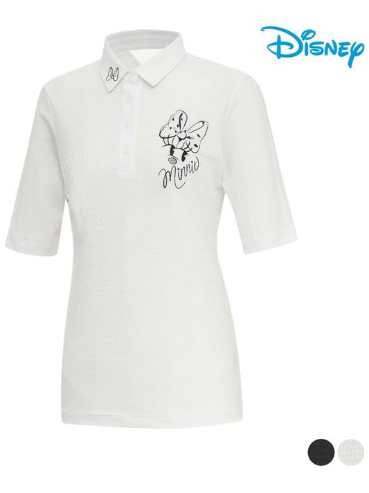 mesh collar t-shirt DL2LTS035 - DISNEY GOLF - BALAAN 1