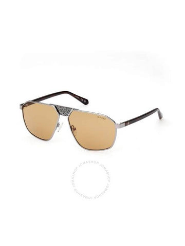 Guess Brown Pilot Men's Sunglasses GU00086 08E 59 - GUESS - BALAAN 1