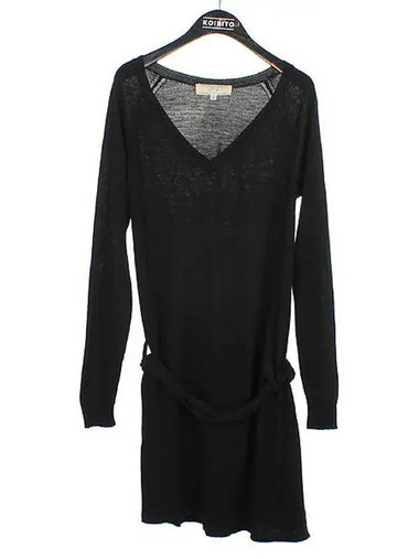 Vanessa Bruno 100 wool black color dress - ATHE VANESSABRUNO - BALAAN 1