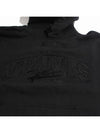 Embossed Logo Cotton Hoodie Black - VETEMENTS - BALAAN 5