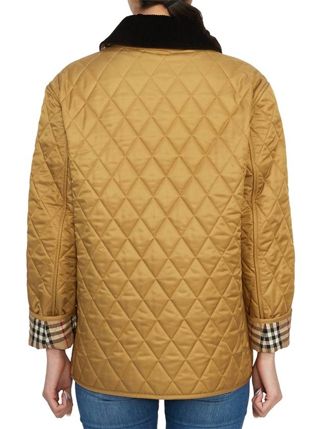 Dranefel Quilted Jacket Camel - BURBERRY - BALAAN 6