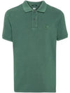 24/1 Piquet Resist Dyed Polo Shirt Green - CP COMPANY - BALAAN 2