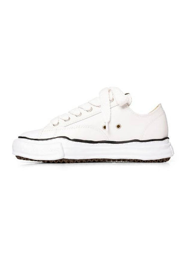 Peterson OG Sole Leather Low Top Sneakers White - MAISON MIHARA YASUHIRO - BALAAN 1