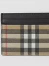 Men's Vintage Check Card Wallet Beige - BURBERRY - BALAAN 4