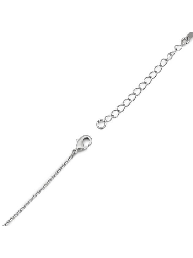 Gancini Crystal Necklace Silver - SALVATORE FERRAGAMO - BALAAN 6