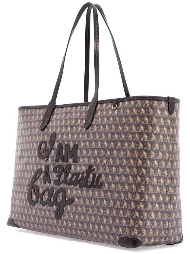 i am a plastic bag zipped motif tote bag - ANYA HINDMARCH - BALAAN 3