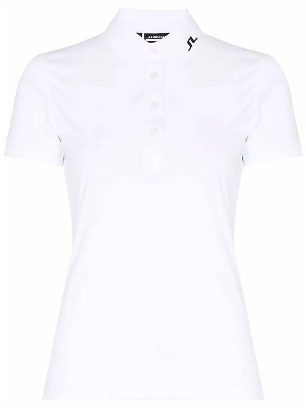 Women's Tour Tech Golf Polo White - J.LINDEBERG - BALAAN 3