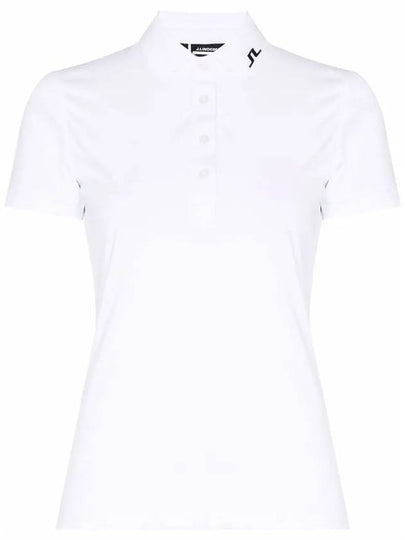 Women's Tour Tech Golf Polo White - J.LINDEBERG - BALAAN 2