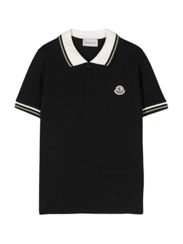 Kids color combination polo t shirt 954 8A00008 8496W 999 14A - MONCLER - BALAAN 1